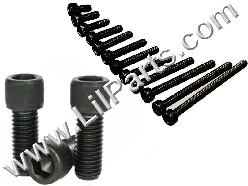 Black Oxide Allen Hex Head Socket Cap Machine Screws Bolts DIN912 Fender Body Engine Metric M10-1.50mm x 16mm