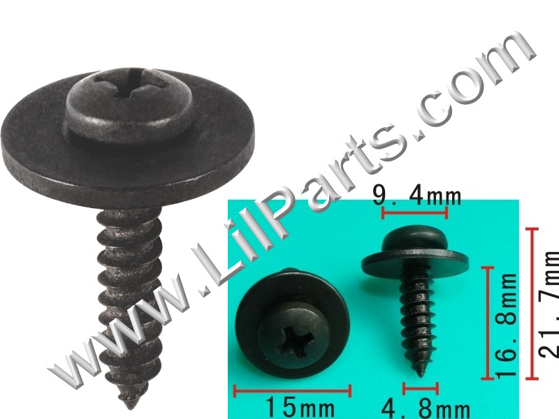 Splash Shield & General Purpose Phillips Truss Head Sems Screw M4.8-1.61 X 19mm Honda PN 90114-SE0-000 Aeveco 20259 PN:[H2033]