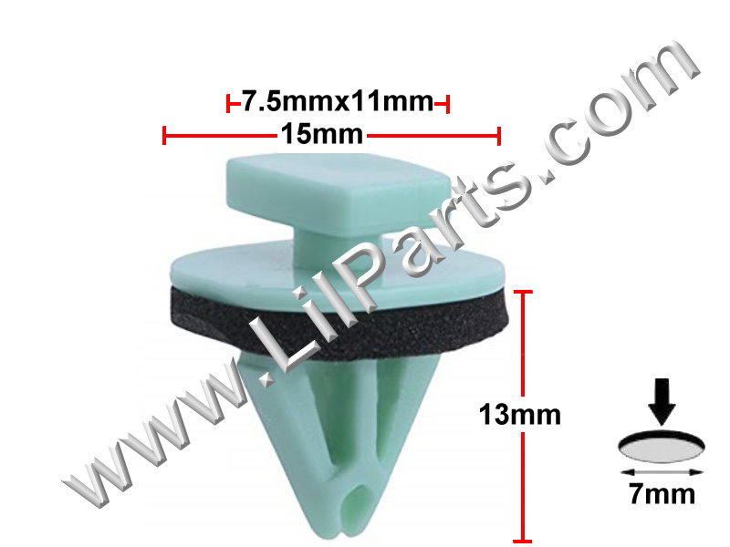 Replaces GM Fender Moulding Clip Buick Enclave Cadillac CTS Chevrolet Traverse GMC Acadia 2003 - PN:[11-607]