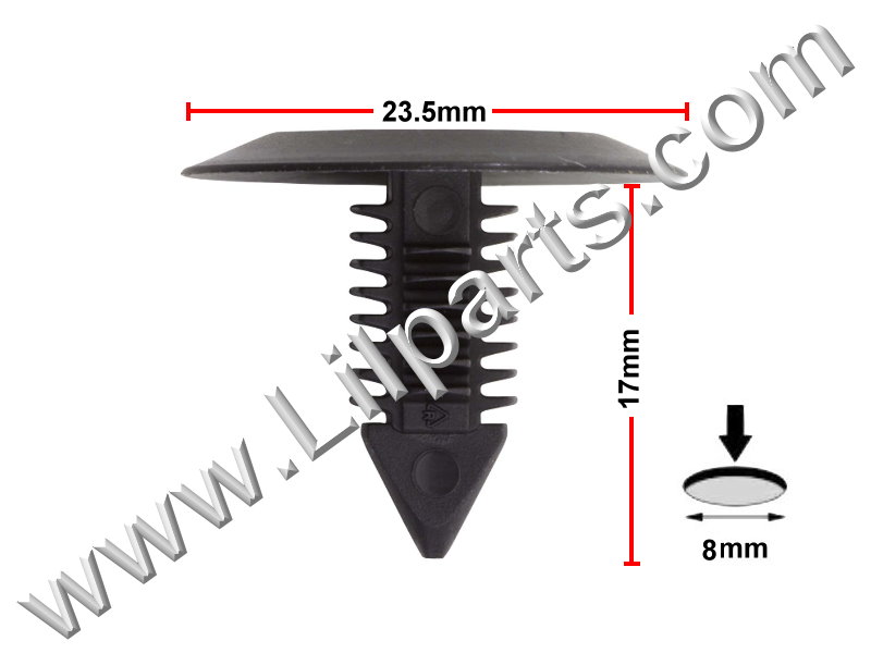 Compatible with Ford: 385661-S, Chrysler: 6003349, 6032363, VW: N989022 1975-On PN:[10-037] Auveco 11351