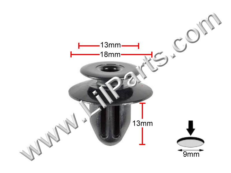 Compatible with Toyota: 75867-33030 Toyota Avalon, Camry, Prius, Scion, Sienna, Solara & Venza 2000 - On PN:[11-499] Auveco 21538,Auveco 21012,Auveco 21226