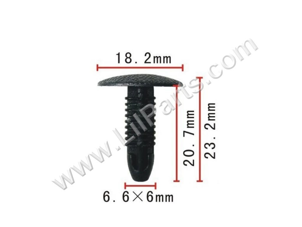 Compatible with Honda & Nissan: 90667-SA0-0030, Nissan: 76996-01P02 N/A Auveco 16776