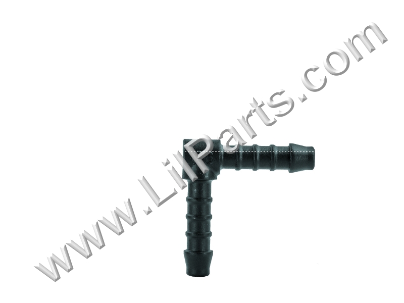 Barbed hose joiners,glass fibre reinforced Polyamide 6. Safe for use between -40C & +140C. Resistant to chemicals including hydrocarbons,oils,fuel,cooling system fluids,weak acids & alkalis. Elbow Vacuum Tubing Connector Fitting 6mm x 6mm x 6mm 1/4in x 1/4in PN:104A