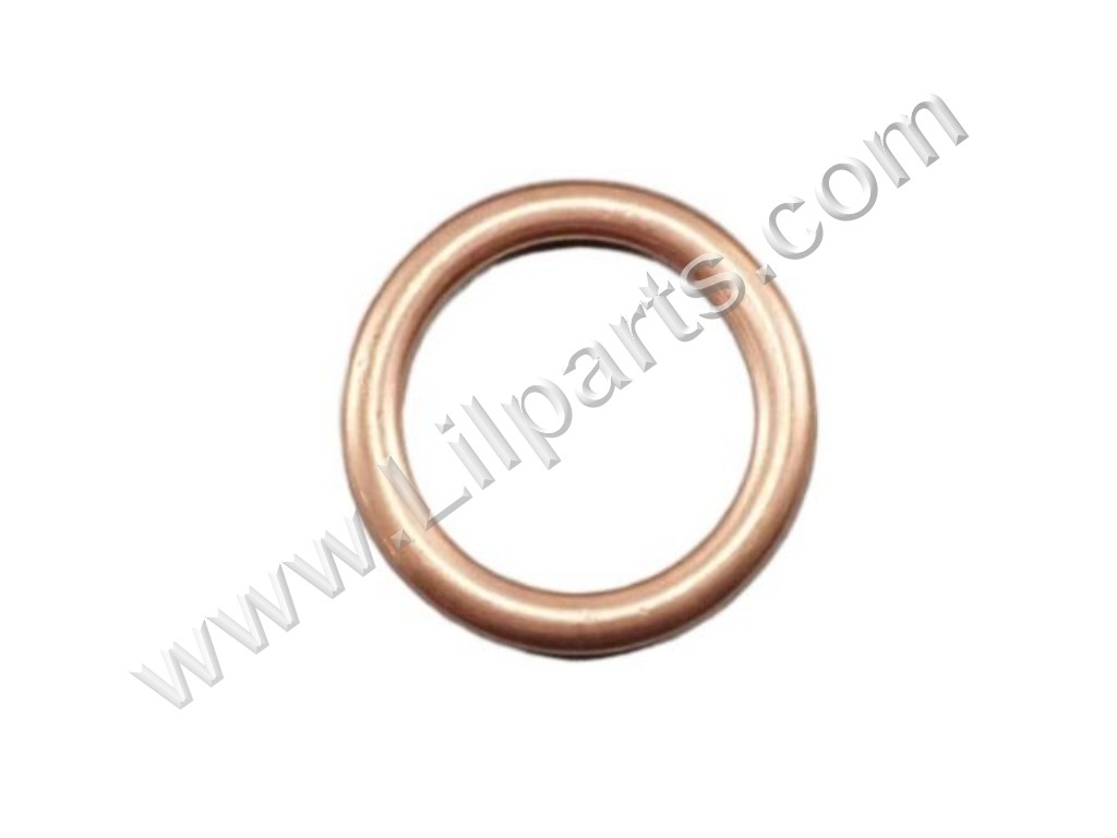 Copper Flat Washer Gasket Copper Crush Sealing Ring for Engine Oil Drain Plug Compatible with 11026-00QAB, 0164.30, 0313.38, 7703062062, 7903062003, 11137546275, Citroen Peugeot Renault Volvo Daica Nissan