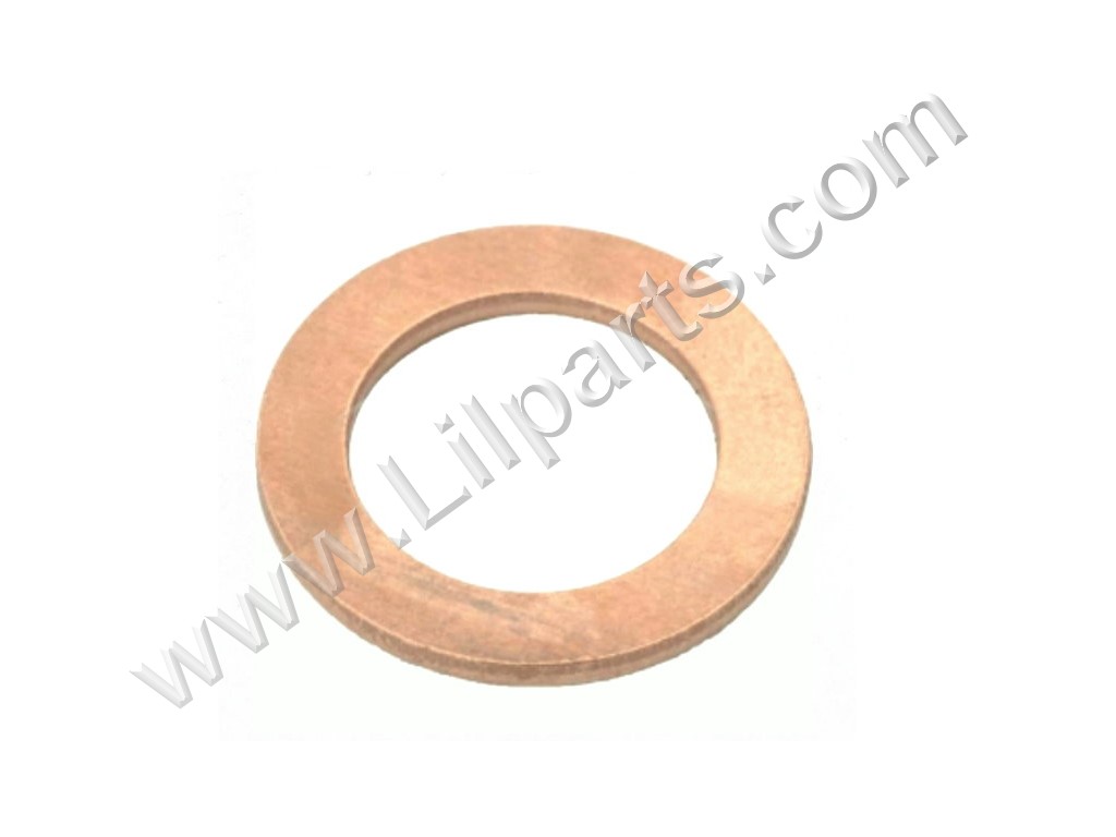 Copper Flat Washer Gasket Copper Crush Sealing Ring for Engine Oil Drain Plug Compatible with Copper Flat Washer  M10x16x1mm, Various