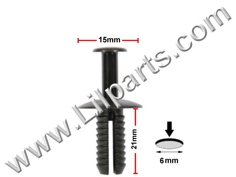 Compatible with BMW Interior Door Card Moulding & Trim Panel Retainer Clips 51118174186  PN:[10-264]