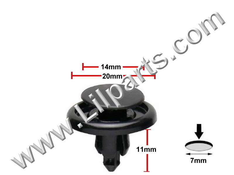 Compatible with Toyota: 90467-07166 Tercel 1994-On PN:[10-090] Auveco 18888
