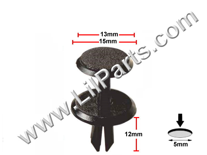 Compatible with PORSCHE OEM 11-17 Cayenne Front Suspension-Shield Rivet N10700901  PN:[11-850]