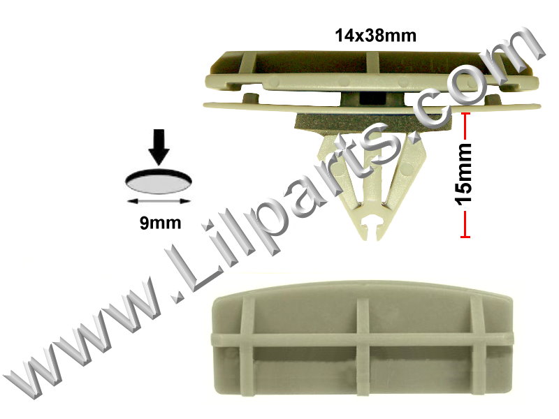 Compatible with Chrysler: 55157055-AA, 55157065-AA Jeep Liberty 2005 - On N/A