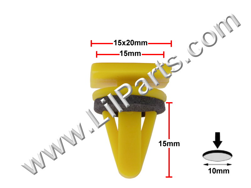 Compatible with Hyundai Kia OEM Moulding Clips  PN:[11-828]