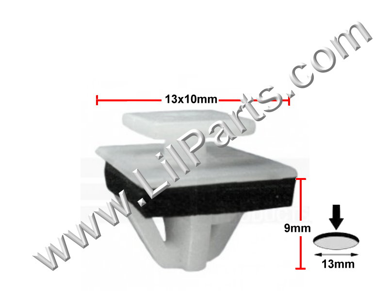 Compatible with Hyundai Kia OEM Moulding Clips  PN:[11-832]