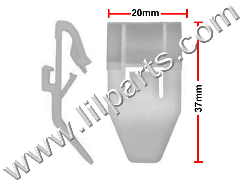 Compatible with Honda & Acura Door Molding Accord 1990-02, Odyssey 1994-04 CL 1997-03 Prelude 1997-01 RL 1996-04 Pilot 2003-08 MDX 2001-06 TL 1999-03 PN:[10-640] Auveco 19415