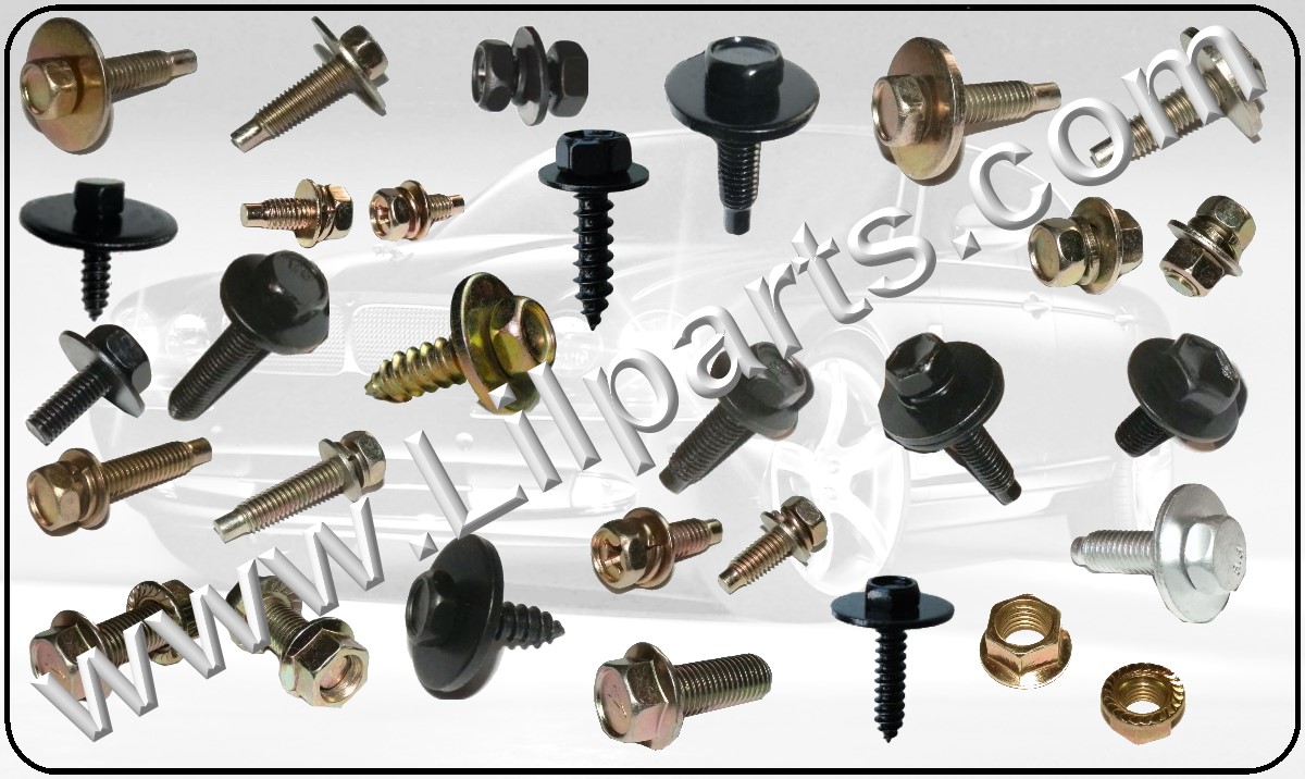 Body Fender Bolts Screws Nuts Automotive Fender Body Dash Board Interior Door Panel Fastener Retainer